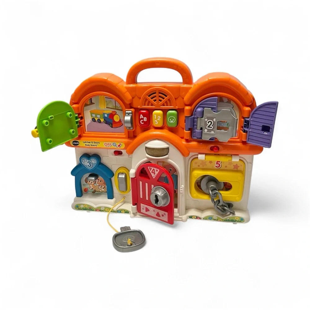 VTech Interactive Latches & Doors Busy Board Early Learning Development 12M+